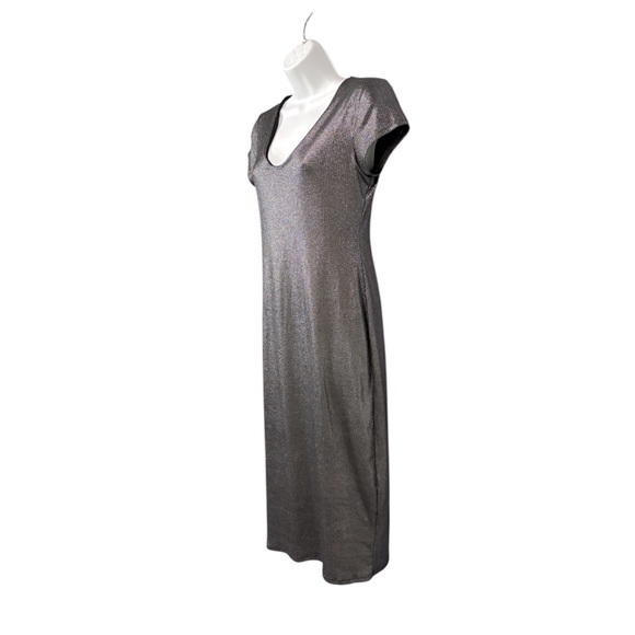 Jessica Simpson, Glittery Midi Dress, Size XL, Silver - Picture 10 of 10